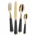 Ravel Ebony Goldplated Flatware