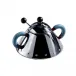 Michael Graves Stainless Steel Whistling Bird Kettle 6. 8 oz Black/Light Blue