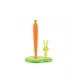 Bunny & Carrot Kitchen Roll Holder - Green