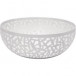 Cactus Stainless Decorative Bowl 11" Super White