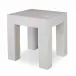 Caspian Shagreen End Table Linen