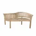Outdoor Curve Love Seat 59"W 28"D 32"H