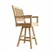 Outdoor Rialto Swivel Bar Armhair