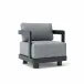 Outdoor Granada Deep Seating Aluminum Armchair