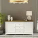 Chenon Sideboard - White & Brown