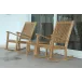 Del-Amo Bahama 3-Piece Set with Square Side Table