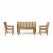 Classic 3-Seater 4-Piece Conversation Set