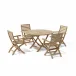 Andrew Bahama 5-Piece Folding Dining Set