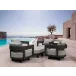 Outdoor Set-174 6-Pc Coronado Aluminum Deep Seating Set
