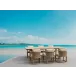 Outdoor Set-223 7-Pc Junus Dining Table Set