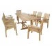 Bahama Stackable Sahara 9-Piece Rectangular Dining Set (SET-80)