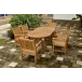 Bahama Sahara 7-Piece 78" Oval Dining Set