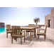 Outdoor Windsor Brianna 5-Pieces Dining Table Set