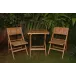 Outdoor Windsor 3-Pieces Square Bistro Set