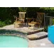Outdoor Royal Steamer 3-Pieces Set With Side Table