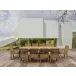 Sahara Dining Side Chair 11-Pieces Oval Dining Set