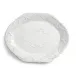 Bella Bianca Ribbon Oval Platter 18.25" L x 14" W