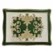 Florentino Baroque Green Rectangular Tray