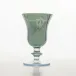 Rialto Borghese Etched Green Water/Wine Glass