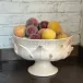 Scavo Harvest Antique White Pedestal Bowl