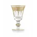 Vetro Gold Wine Glass 5.75" H x 3.75"D 5 oz