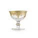 Vetro Gold Compote 4.5" H x 4.75" D 9 oz