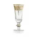 Vetro Gold Flute Glass 7.5" H x 3.5"D 9 oz