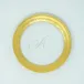 Vetro Gold Monogram Bread/Canape Plate