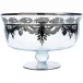 Vetro Platinum Large Footed Bowl 8" H x 12.25" D