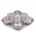 Fleur De Lis Serving Bowl 4 Compartment