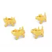 Alligator Gold Napkin Rings