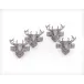 Forest Elk Head Napkin Rings