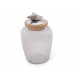 Shell Glass Canister