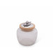 Acorn Oak Glass Canister Medium