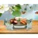 Butterfly Wood Cheese Stand 10"