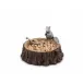 Forest Nut Bowl Standing Squirrel