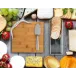 Western Longhorn Cheese Set Bamboo Board