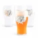 Elephant Pint Glasses Set of 4