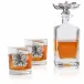 Magnolia Decanter Set with glasses Set of 2