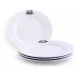 Melamine Lunch Plates Crab, Set of Four