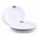 Sea Shell Melamine Lunch Plates Set of Four