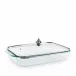 Fleur-de-Lis Casserole Dish with Lid