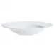 Plisse White Rim Soup Plate
