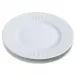 Plisse White Dessert Plate