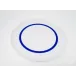 Fleur'T Bleu Round Flat Platter