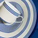 Latitudes Bleu Rectangular Cake Platter