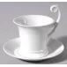 White Jasmin Tea Cup&Saucer