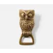 Archibald Antique Brass, Owl Bottle Opener, Mini, Metal, Pack of 3