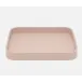 Bristol Dusty Rose, Tray Rectangular with Rounded Edges, Full-Grain Leather