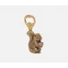 Dora Antique Brass Squirrel Bottle Opener Mini, Pack of 3